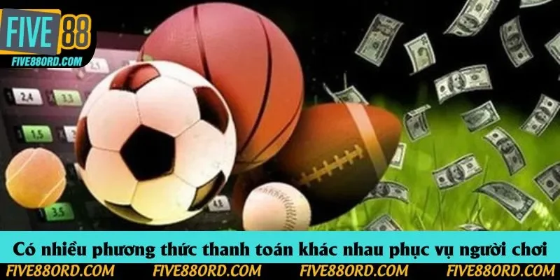 Có nhiều phương thức thanh toán khác nhau phục vụ người chơi